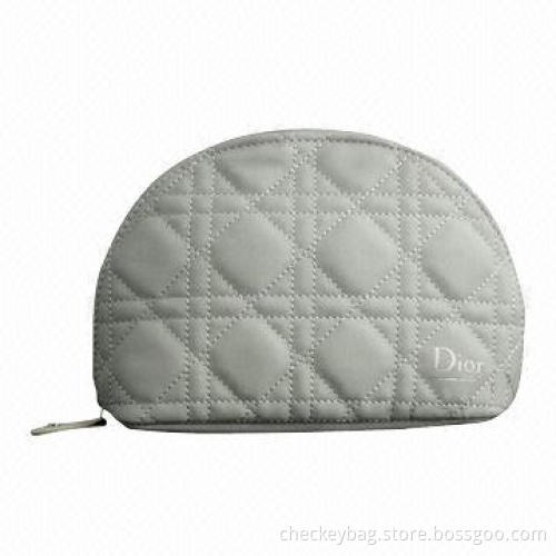Quilted cosmetic bag